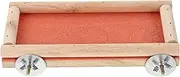 ORFOFE Bird Perch Stand for Parrots Squirrels Rough Claw Grinding Board Natural Platform for Exercise Coordination Durable Plaything for Budgies Cockatiels and Pets