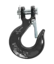 RACOONA Winch Hook,Chain Hook,1/4 inch Clevis Slip Hook with Safety Latch,Car...