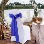 Traderight Multicoloured Chair Sashes Fabric Covers Wedding Party Decoration Table Runner