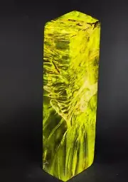 MAPLE BURL IN LIGHT GREEN PATTERNS & ALBINO 168*45*34 mm