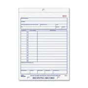 Rediform Receiving Record Slip Book - 50 Sheet[s] - Stapled - 3 Part -