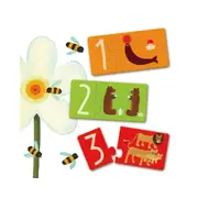 20pc Djeco Duo Numbers Jigsaw Puzzle Kids/Children Educational Game Play 2y+