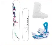 New Camp Seven Dreamcatcher Women's Snowboard Boots and Bindings Package