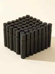 50/PIECE 5ML 10ML COMBAT BLACK GLASS PERFUME BOTTLE REFILLABLE SPRAY BOTTLES