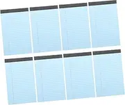 KOMBIUDA 8pcs Notebook to Office Supplies Refillable Ergonomic Chair Notepads Five Erasable Plug Adjustable Flip Power Converter Computer Grid List Binders Desk Scrapbook Smart Blue Paper