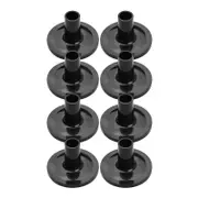Drum Cymbal Sleeves Set Drum Accessory Replacement Instrument Accessory Replacement 8 Piece black