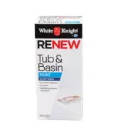 RENEW TUB & TILE WHITE REFINISHING PAINT KIT TILES BATHTUB SINK SHOWER BRUSH