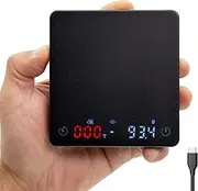 [MiiCoffee] Nano Coffee Scale with Timer, Espresso Scale with Auto Tare, Touch Sensor and Silicone Cover