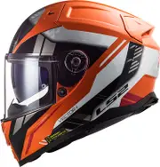 LS2 FF811 Vector II Stylus, full face helmet , color: Neon-Orange/Black/Grey/White , size: XXL