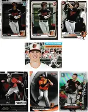 20 different ADLEY RUTSCHMAN cards lot 7 RC 2020 - 2024 Orioles