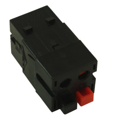 Keystone Jack Insert/Coupler: Dual Speaker DUAL Spring Clips 14-30AWG Black