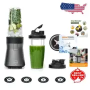 Compact 28 oz Personal Blender with Stainless Steel Blades - Ideal for Juices