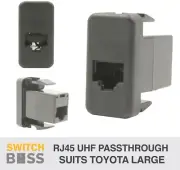 RJ45 UHF RADIO Pass Through suits TOYOTA Large - Hilux Prado Landcruiser Blank (for: Toyota)