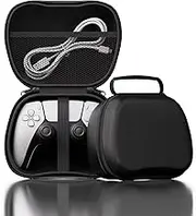 NQQNQQ 【1PACK】 Universal Game Controller Protective Case - Travel Storage Compatible with Xbox One, Xbox Series X/S, PS4, PS5, and Nintendo Switch Controllers -AA-B (Black)