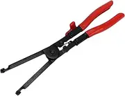 Exhaust Pipe Clamp Pliers: Carbon Steel Spreader Pliers for Spreading and Removing Hose Clamps in Tight Spaces