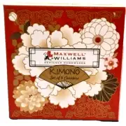 NEW 6 X MAXWELL WILLIAMS KIMONO COASTERS ASSORTED COLOURS BOXED RARE LAST ONE!
