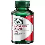 Nature's Own Magnesium Chelate 500mg | 180 Capsules