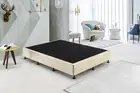 King Single Ensemble Bed Base Platinum Natural Sand Linen Fabric Palermo