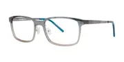 Jhane Barnes Approximate Blue Silver Men's Glasses Blue Size 54 - Private Health Rebate - Blue Light Block Available
