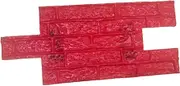 Perfk Realistic Stone Texture Concrete Stamp, Sturdy, Polyurethane Stone Texture Mat, Decorative
