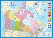 Eurographics Map of Canada 200 Piece Jigsaw Puzzle