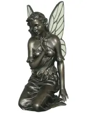 [G&G Bros] Kneeling Fairy Art Deco Table Lamp Beige