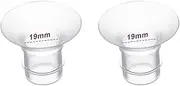 Flange Inserts 19mm 2PC,Compatible with Momcozy S12 Pro/S9 Pro/S12/S9 Wearable Breastpump Cup,Suitable for Medela/Spectra/Elvie/Willow/TSRETE 24mm Shields/Flanges,Reduce 24mm Tunnel Down to 19mm,2pcs