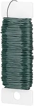 Aenithial Green Floral Wire, 38 Yards 22 Gauge (0.7mm) Flower Bind Wire Craft Supplies, Perfect for Florist, Christmas Tree Gift Making, Wreath Frame, Floral Arrangements