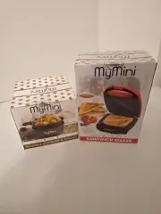 Nostalgia MyMini Noodle Cooker & Skillet And MyMini Sandwich Maker