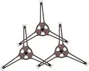 CONGARTENO 3pcs Microwave Turntable Support Bracket Rotating Ring Base for Glass Plate Height Smooth Spinning Sturdy Support for Microwave Models