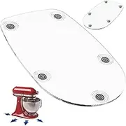Slider Mat Compatible for 4.5 QT Tilt Head Stand Acrylic Mover Slider Pad Flexible Appliance Slider Mat Accessories 13.38x8.26x0.4inch