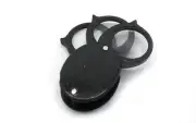 Eisco Labs Triple Folding Magnifier - 10x Magnification - 25mm Lens
