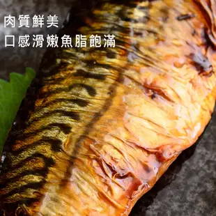 【祥饌水產】挪威薄鹽鯖魚片4公斤15片，單片260g±20克 優惠組