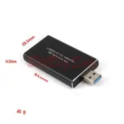 (mSATA USB flash drive) USB 3.0 to mSATA SSD Hard Disk Box adapter converter b μ