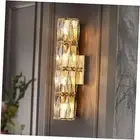 Crystal Wall Sconces Lighting, Modern Gold Wall Light Fixture, Elegant Vanity