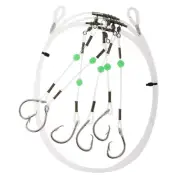 H2O Pro 6-Hook Dropper Rig with Stainless Circles 8/0