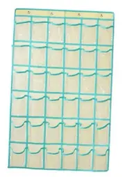 Hanging Closet Underwear Sock Jewelry Storage Over The Door Classroom Cell