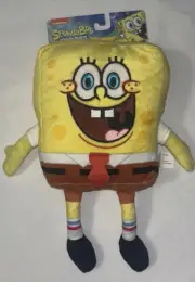 Dog Toy Plush Sponge Bob Square Pants w/ Squeaker for Any Size Dog.