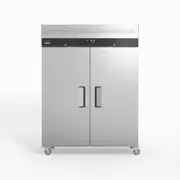 AG 1300 Litre Upright Double Door Stainless Steel Door Freezer