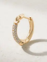[MAOR] MAOR - Equinox 16.25mm 18-karat Gold Diamond Single Earring - One size One size Gold