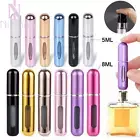 Portable Perfume Refillable Mini Aluminum Spray Atomizer Empty Containers Travel