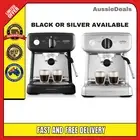 SUNBEAM Mini Barista Coffee Machine EM4300K BLACK / SILVER 15 Bar Italian Pump