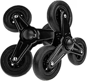 Veemoon 1 Pair Heavy Duty Triangle Wheels for Trolley Carts Casters for Easy Stair Climbing Smooth Transport for Shopping Carts and Hand Trucks