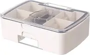 Pill Splitter, Tablet Cutter Grinder Organizer, Travel Pill Organizer, Portable Pill Case, Compartments Small Pill Box, Pocket Pill Cutter, Daily Medicine Organizer Box