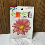 Delta Iron On Transfer Pink Gerbera Daisy