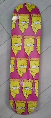 Pizza Skateboards . Bart Simpson Pizza Face Spoof Deck. NOS in Shrink Wrap