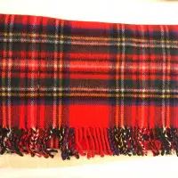 在飛比找Yahoo!奇摩拍賣優惠-蘇格蘭格紋圍巾 （窄版）Pringle of Scotlan