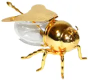 Bee Sugar Bowl Shaped Honey Pot Kitchen Seasoning Jar Spice Container