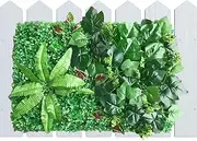 Balcony Privacy Screen - Artificial Fence Privacy Screen for Balcony Patio Outdoor | 15.74x23.62in Decorative Fences, Hedges Fence Vine Decoration for Garden Decor