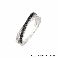 在飛比找Yahoo奇摩購物中心優惠-LUCIANO MILANO 簡易調和 純銀戒指